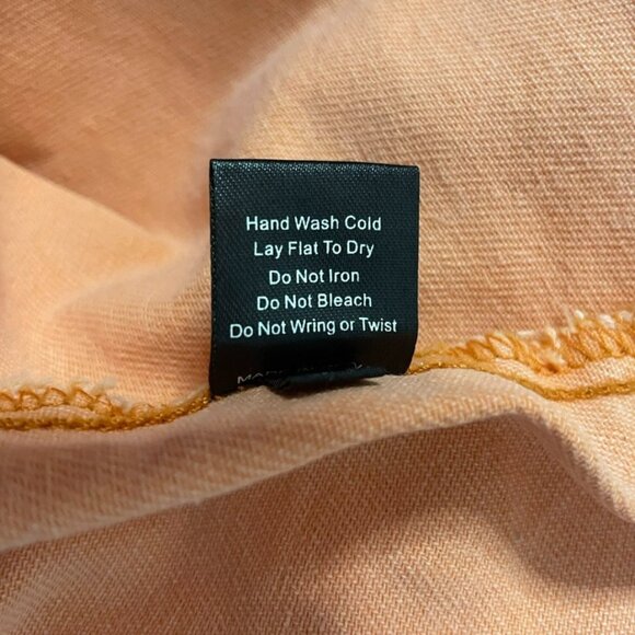 POL Patchwork Crochet Sleeve Denim Shacket | Bohemian Frayed Oversized Jacket M - Picture 10 of 13